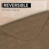 Easy-Going Sectional Couch Covers for Dogs L Shape Sofa Cover Reversible Sofa Slipcover Chaise Lounge Cover Furniture Protector Cover for Pets Dog Cat (Large, Dark Gray/Dark Gray)(Camel/Camel)