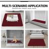 Easy-Going Sectional Couch Covers for Dogs L Shape Sofa Cover Reversible Sofa Slipcover Chaise Lounge Cover Furniture Protector Cover for Pets Dog Cat (Large, Dark Gray/Dark Gray)(Christmas Red/Christmas Red)