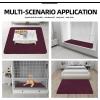 Easy-Going Sectional Couch Covers for Dogs L Shape Sofa Cover Reversible Sofa Slipcover Chaise Lounge Cover Furniture Protector Cover for Pets Dog Cat (Large, Dark Gray/Dark Gray)(Wine/Wine)