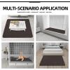 Easy-Going Sectional Couch Covers for Dogs L Shape Sofa Cover Reversible Sofa Slipcover Chaise Lounge Cover Furniture Protector Cover for Pets Dog Cat (Large, Dark Gray/Dark Gray)(Chocolate/Chocolate)