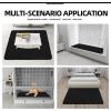 Easy-Going Sectional Couch Covers for Dogs L Shape Sofa Cover Reversible Sofa Slipcover Chaise Lounge Cover Furniture Protector Cover for Pets Dog Cat (Large, Dark Gray/Dark Gray)(Black/Black)