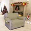 Easy-Going Sofa Slipcover Waterproof Couch Cover for 3 Cushion Couch Sofa Cover Furniture Protector Cover Pets Covers Washable Non-Slip Fabric Pets Kids Children Dog Cat (Sofa, Chocolate)(Sand)