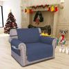 Easy-Going Sofa Slipcover Waterproof Couch Cover for 3 Cushion Couch Sofa Cover Furniture Protector Cover Pets Covers Washable Non-Slip Fabric Pets Kids Children Dog Cat (Sofa, Chocolate)(Navy)