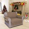 Easy-Going Sofa Slipcover Waterproof Couch Cover for 3 Cushion Couch Sofa Cover Furniture Protector Cover Pets Covers Washable Non-Slip Fabric Pets Kids Children Dog Cat (Sofa, Chocolate)(Camel)