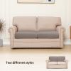 Easy-Going Stretch 4 Pieces Couch Cushion Covers for Sectional Sofa Left/Right L Shape Chaise Lounge Sofa Seat slipcover Anti-Slip Sofa Cover Soft (3 Seater + 1 Chaise, Dark Gray)(Taupe)