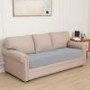 Easy-Going Stretch 4 Pieces Couch Cushion Covers for Sectional Sofa Left/Right L Shape Chaise Lounge Sofa Seat slipcover Anti-Slip Sofa Cover Soft (3 Seater + 1 Chaise, Dark Gray)(Silver Gray)