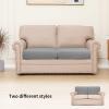 Easy-Going Stretch 4 Pieces Couch Cushion Covers for Sectional Sofa Left/Right L Shape Chaise Lounge Sofa Seat slipcover Anti-Slip Sofa Cover Soft (3 Seater + 1 Chaise, Dark Gray)(Light Gray)