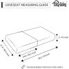 Easy-Going Stretch 4 Pieces Couch Cushion Covers for Sectional Sofa Left/Right L Shape Chaise Lounge Sofa Seat slipcover Anti-Slip Sofa Cover Soft (3 Seater + 1 Chaise, Dark Gray)(Snow White)