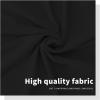 Easy-Going Stretch Bed Headboard Slipcover, Small Square Jacquard Furniture Cover, Dustproof Protector Cover for Bedroom Decor (Queen, Cream)(Black)