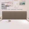 Easy-Going Stretch Bed Headboard Slipcover, Small Square Jacquard Furniture Cover, Dustproof Protector Cover for Bedroom Decor (Queen, Cream)(Camel)