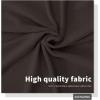 Easy-Going Stretch Bed Headboard Slipcover, Small Square Jacquard Furniture Cover, Dustproof Protector Cover for Bedroom Decor (Queen, Cream)(Chocolate)