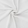 Easy-Going Stretch Bed Headboard Slipcover, Small Square Jacquard Furniture Cover, Dustproof Protector Cover for Bedroom Decor (Queen, Cream)(White)