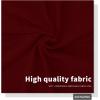 Easy-Going Stretch Bed Headboard Slipcover, Small Square Jacquard Furniture Cover, Dustproof Protector Cover for Bedroom Decor (Queen, Cream)(Wine)