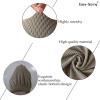 Easy-Going Stretch Dining Room Chair Slipcovers Persons Chair Protector Removable Washable Short Soft Home Décor (M4 Pieces, Waffle Pique, Khaki)