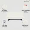 Easy-Going Stretch Futon Slipcover Armless Futon Bed Cover Furniture Protector Without Armrests with Elastic Bottom for Kids, Soft Jacquard Fabric Small Checks (Large, Dark Gray)(Cream)