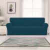 Easy-Going Stretch Jacquard Couch Cover, 1-Piece Soft Sofa Cover, Sofa Slipcover with Anti-Slip Foams, Washable Furniture Protector for Kids, Pets (Sofa, Dark Gray)(Deep Teal)