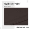 Easy-Going Stretch Sofa Slipcover 2 Pieces L-Shaped Sofa Cover Sectional Couch Cover for Living Room Jacquard Fabric Chaise Lounge Slipcover with Elastic Bottom for Dogs Kids Pets(Large,Chocolate)(Chocolate)