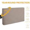 Outdoor TV Cover for 40 to 42 inches LCD, LED, Waterproof, Weatherproof and Dust-Proof TV Screen Protectors with Cleaning Cloth (42 inch,Black)(Camel)
