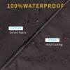 Outdoor TV Cover for 40 to 42 inches LCD, LED, Waterproof, Weatherproof and Dust-Proof TV Screen Protectors with Cleaning Cloth (42 inch,Black)(Chocolate)