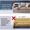 Sofa Covers, Christmas Slipcovers, Water Resistant Furniture Protector, Couch Cover, Couch Shield with Anti-Slip Foams, Elastic Straps, 3 Pockets, Pets Cover,Kids,Children,Cats,Dogs (Sofa, Chocolate)