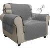 Easy-Going Sofa Slipcover Waterproof Couch Cover for 3 Cushion Couch Sofa Cover Furniture Protector Cover Pets Covers Washable Non-Slip Fabric Pets Kids Children Dog Cat (Sofa, Chocolate)(Grey)