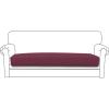 Easy-Going Stretch 4 Pieces Couch Cushion Covers for Sectional Sofa Left/Right L Shape Chaise Lounge Sofa Seat slipcover Anti-Slip Sofa Cover Soft (3 Seater + 1 Chaise, Dark Gray)(Ash Rose)