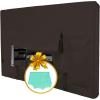 Outdoor TV Cover for 40 to 42 inches LCD, LED, Waterproof, Weatherproof and Dust-Proof TV Screen Protectors with Cleaning Cloth (42 inch,Black)(Chocolate)