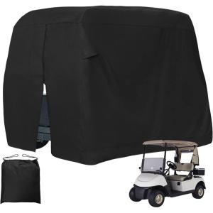 EZGO, Club Car, Yamaha Golf Cart Cover – Waterproof with Zipper Closure