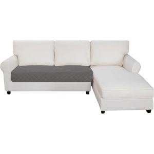 Easy-Going Sectional Couch Covers for Dogs L Shape Sofa Cover Reversible Sofa Slipcover Chaise Lounge Cover Furniture Protector Cover for Pets Dog Cat (Large, Dark Gray/Dark Gray)(Gray/Light Gray)