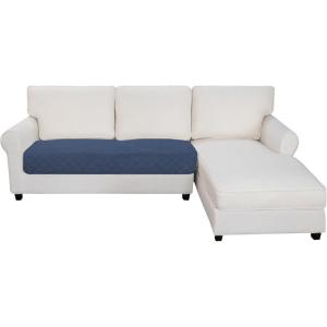 Easy-Going Sectional Couch Covers for Dogs L Shape Sofa Cover Reversible Sofa Slipcover Chaise Lounge Cover Furniture Protector Cover for Pets Dog Cat (Large, Dark Gray/Dark Gray)(Dark Blue/Light Blue)