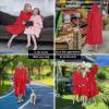 Easy-Going Oversized Flannel Wearable Blanket Hoodie for Adults, One Size Fits All(Rose Red)