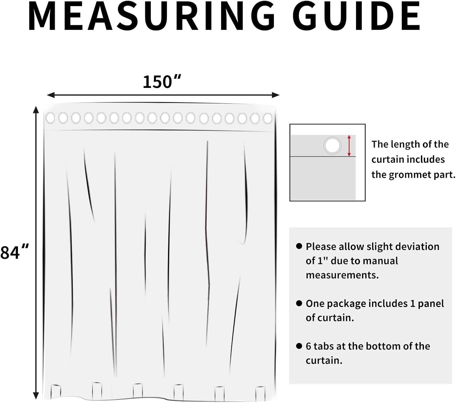 image:imageEasyGoing Outdoor Curtains Waterproof Windproof Weatherproof Curtain for Patio Cabana Porch Pergola and Gazebo Grommet Top and Tab Bottom Drape 1panel 54x84 inch BeigeYellow