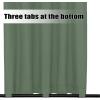 Easy-Going Outdoor Curtains Waterproof Windproof Weatherproof Curtain for Patio, Cabana, Porch, Pergola and Gazebo, Grommet Top and Tab Bottom Drape, 1panel, 54×84 inch, Beige(Sage Green)