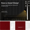 Easy-Going Blackout Curtains for Bedroom, Solid Thermal Insulated Grommet and Noise Reduction Window Drapes, Room Darkening Curtains for Living Room, 2 Panels(42×63 in, Dark Brown)(Christmas Red)