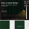 Easy-Going Blackout Curtains for Bedroom, Solid Thermal Insulated Grommet and Noise Reduction Window Drapes, Room Darkening Curtains for Living Room, 2 Panels(42×63 in, Dark Brown)(Dark Green)